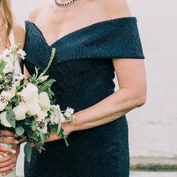 Mon Cheri Montage Collection Dress - Navy Blue - Picture 4 of 5